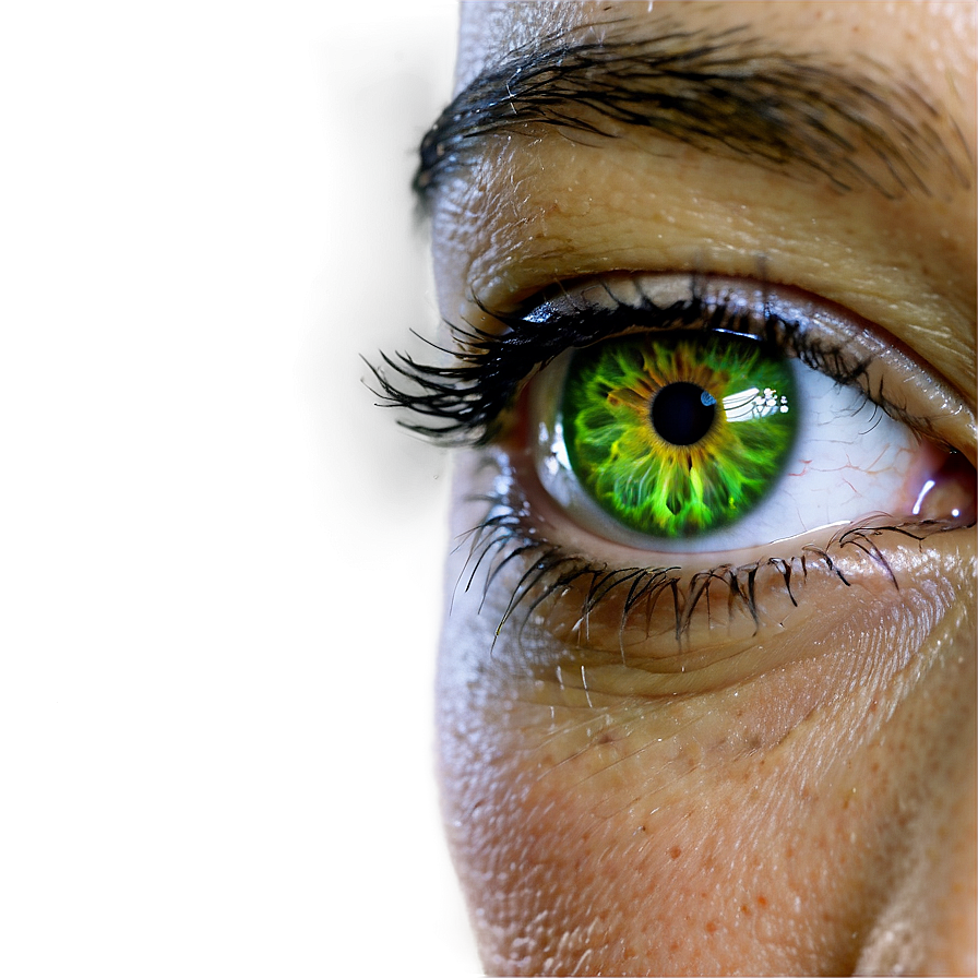 Green Eye With Reflection Png War19 PNG Image