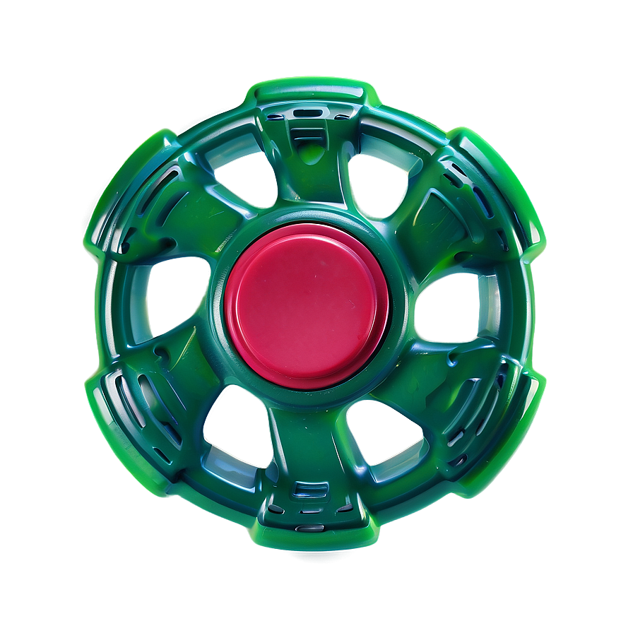 Green Fidget Spinner Png 27 PNG Image