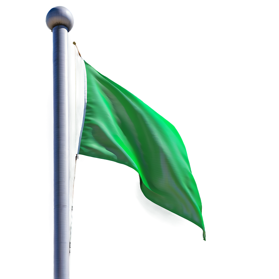 Green Flag D PNG Image