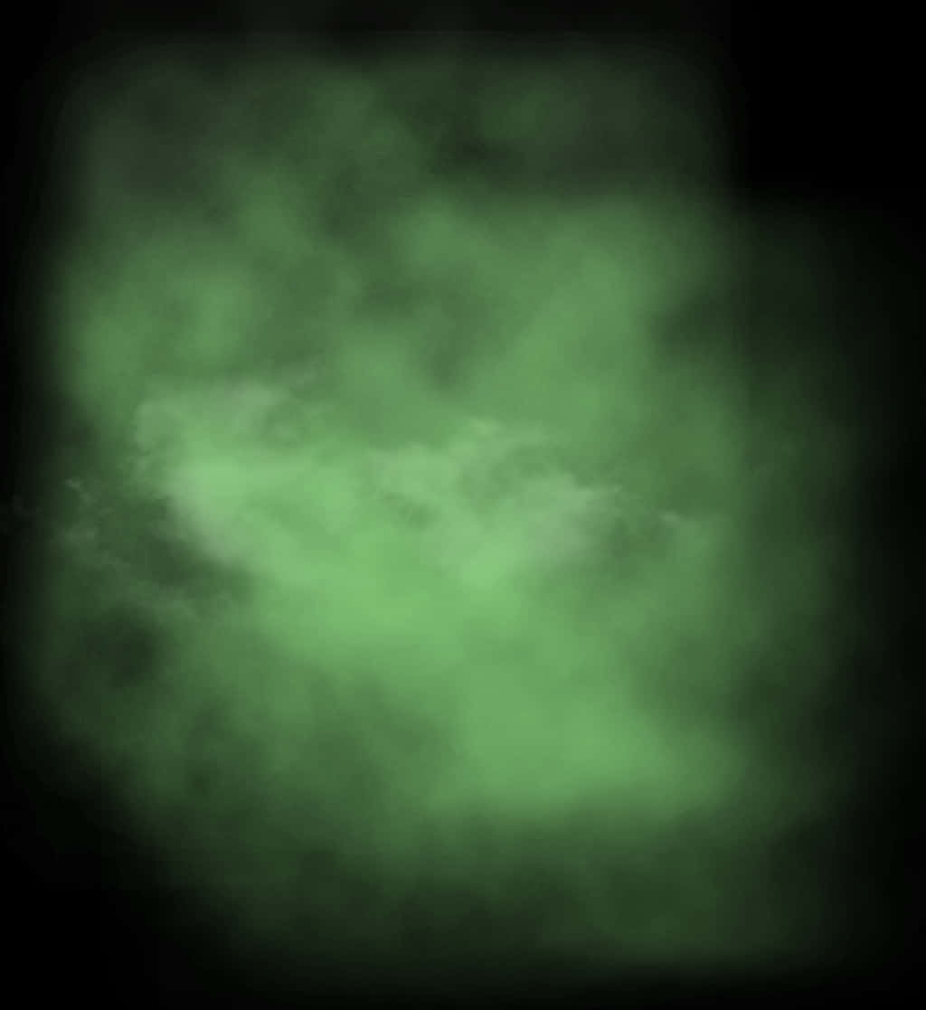 Green Fog Abstract PNG Image