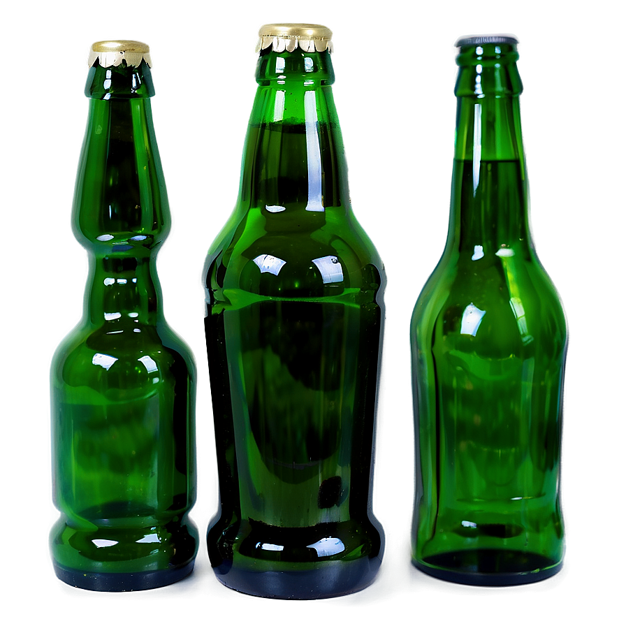 Green Glass Beer Bottle Png Omp1 PNG Image