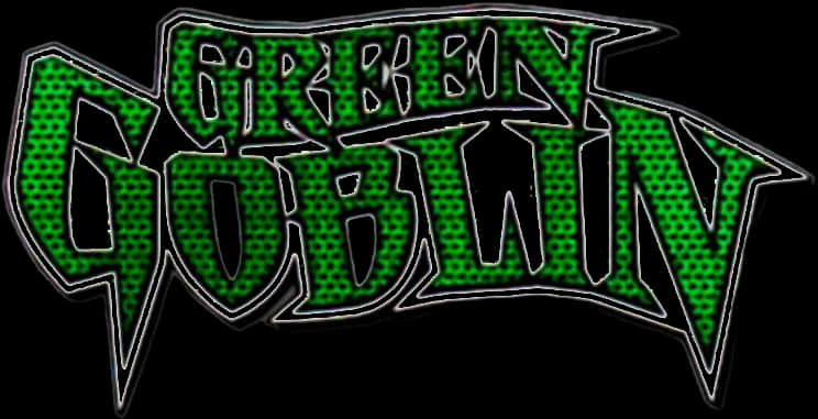 Green Goblin Comic Style Logo PNG Image