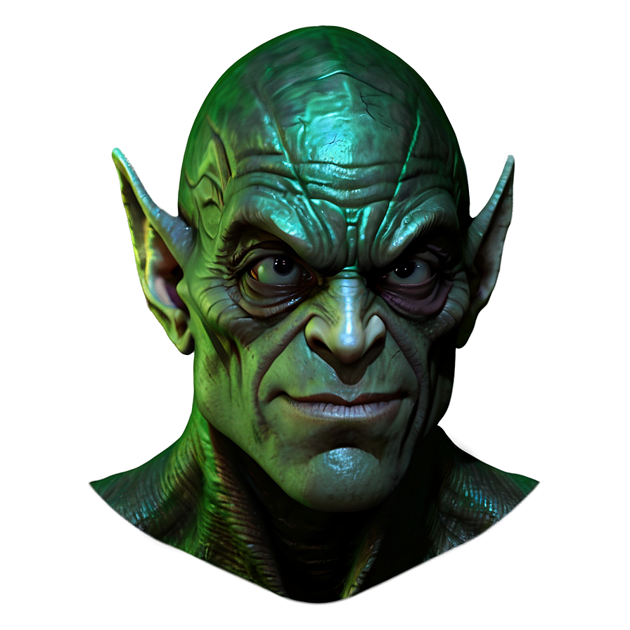 Green Goblin Face Png Dff PNG Image