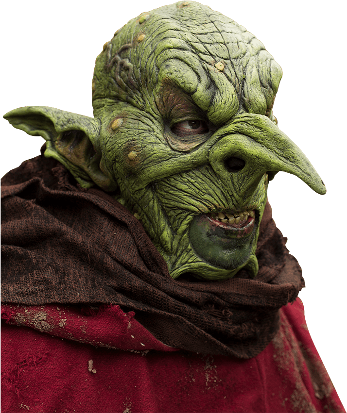 Green Goblin Portrait PNG Image