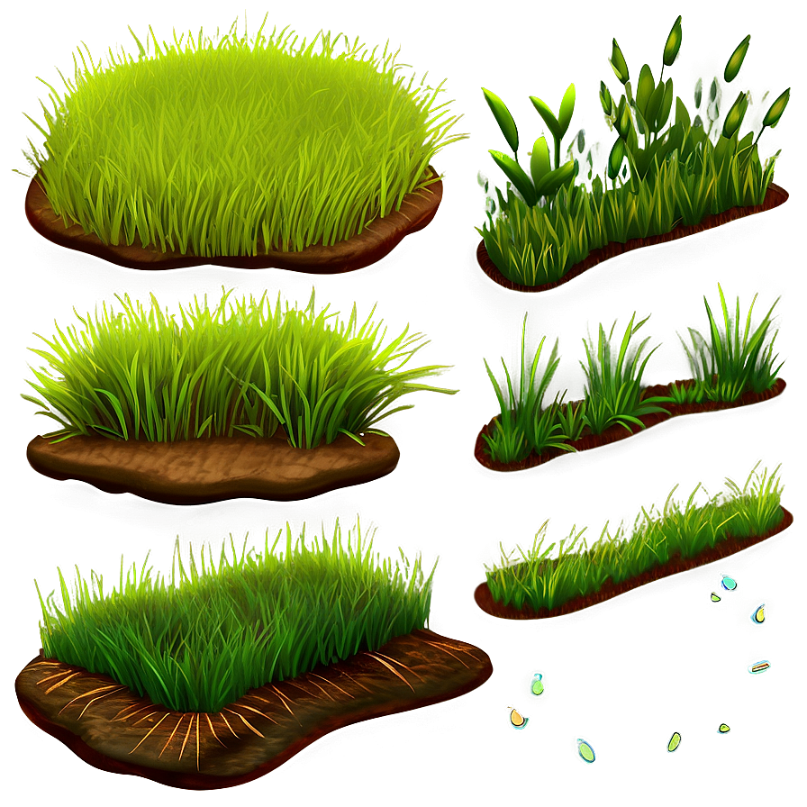 Green Grass And Sunshine Png Rle11 PNG Image