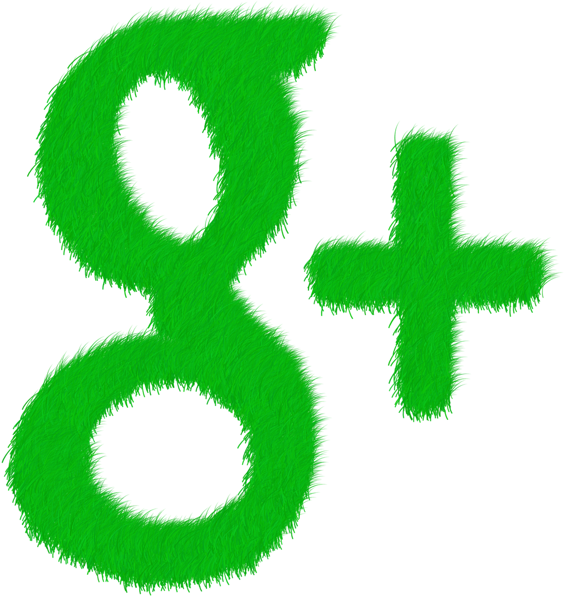 Green Grass Texture Google Plus Symbol PNG Image