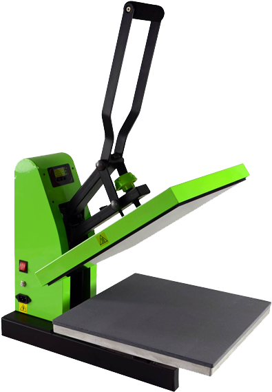 Green Heat Press Machine PNG Image