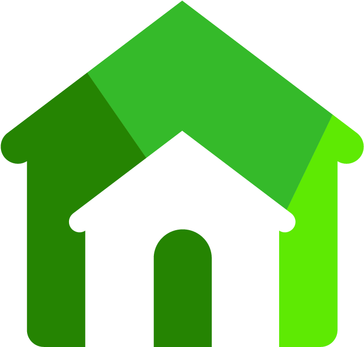 Green Home Icon PNG Image