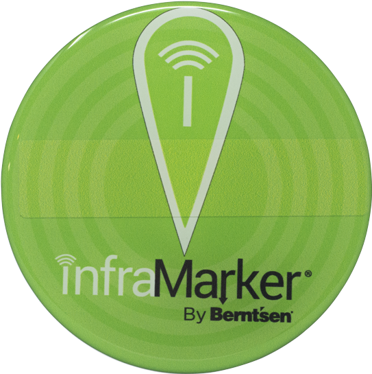 Green Infra Marker Frisbee PNG Image