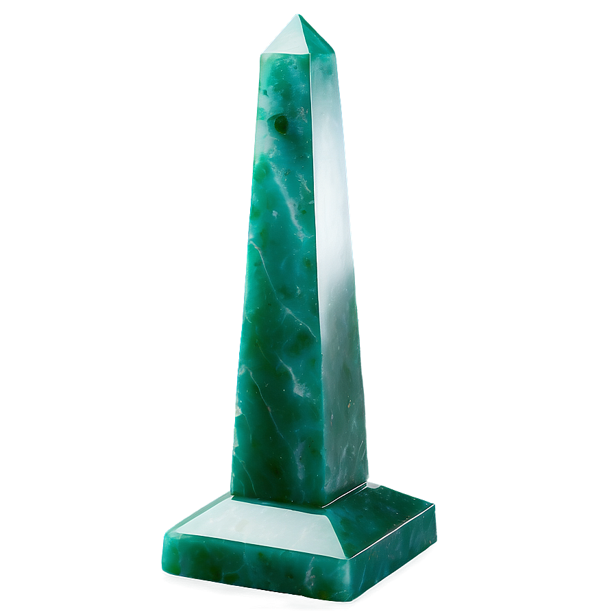 Green Jade Obelisk Png 06112024 PNG Image