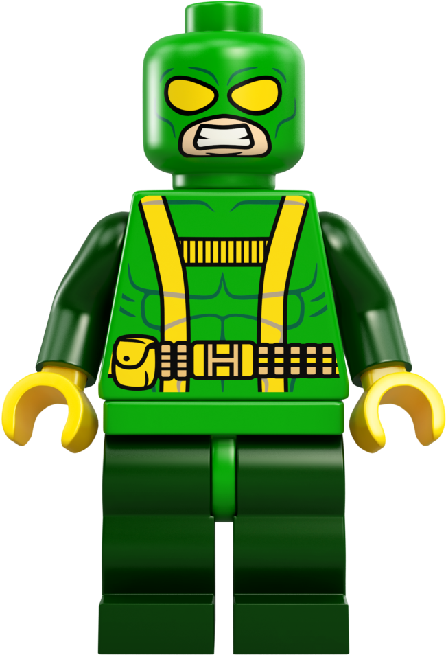 Green Lego Figure Hydra Agent PNG Image