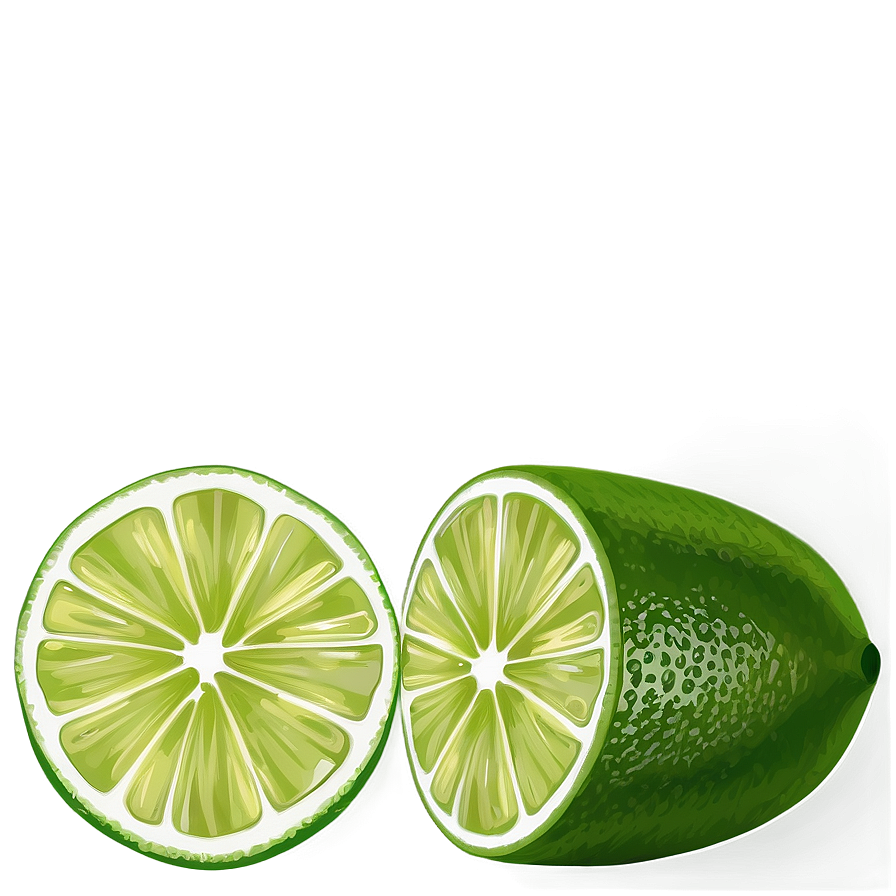 Green Lime Slice Png 06132024 PNG Image