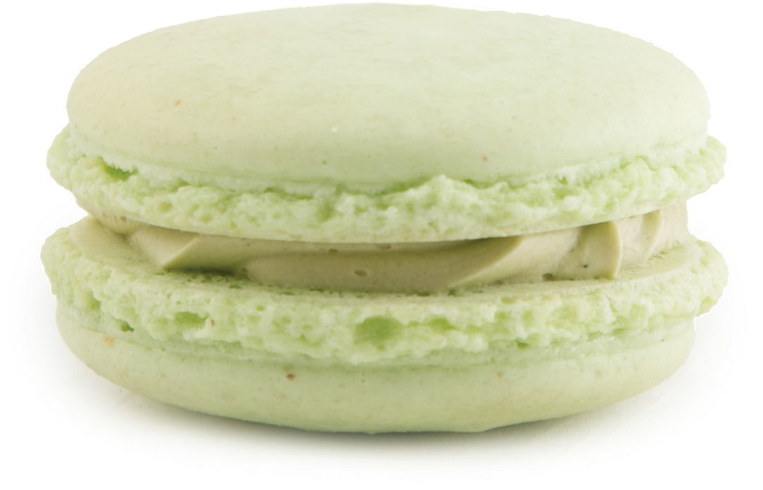 Green Macaron Single Item PNG Image