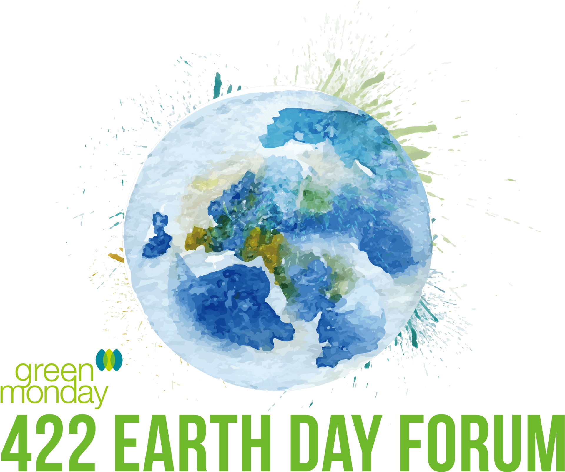 Green Monday Earth Day Forum Event PNG Image