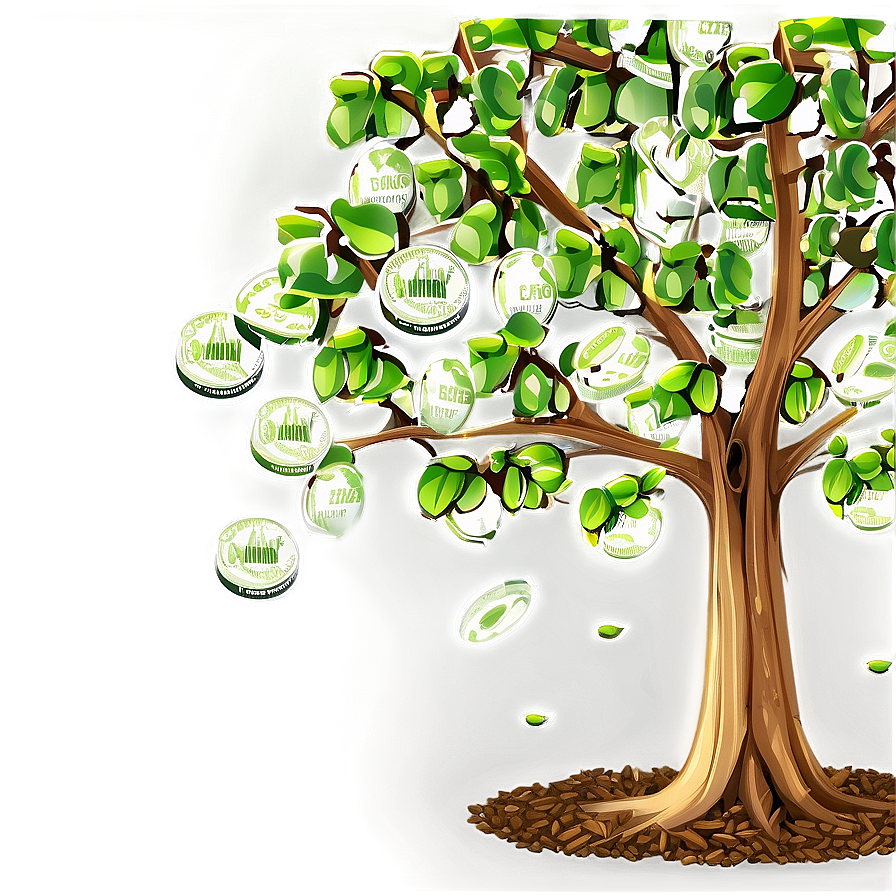 Green Money Tree Clipart Png 16 PNG Image