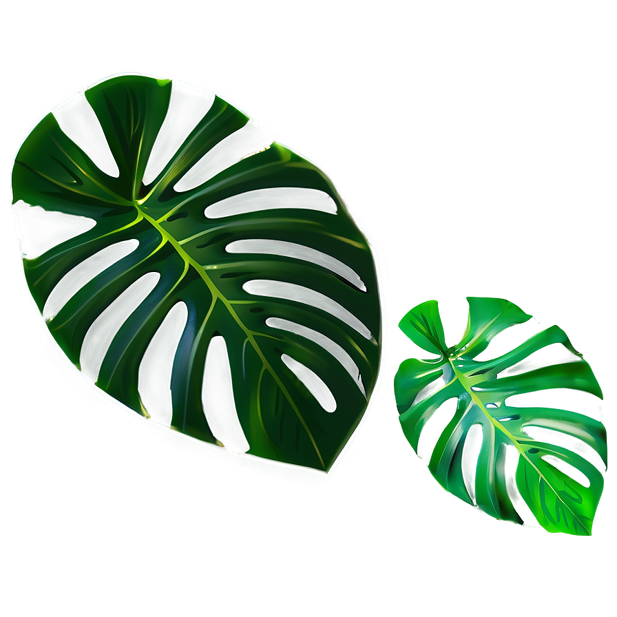 Green Monstera Leaf Png 06212024 PNG Image