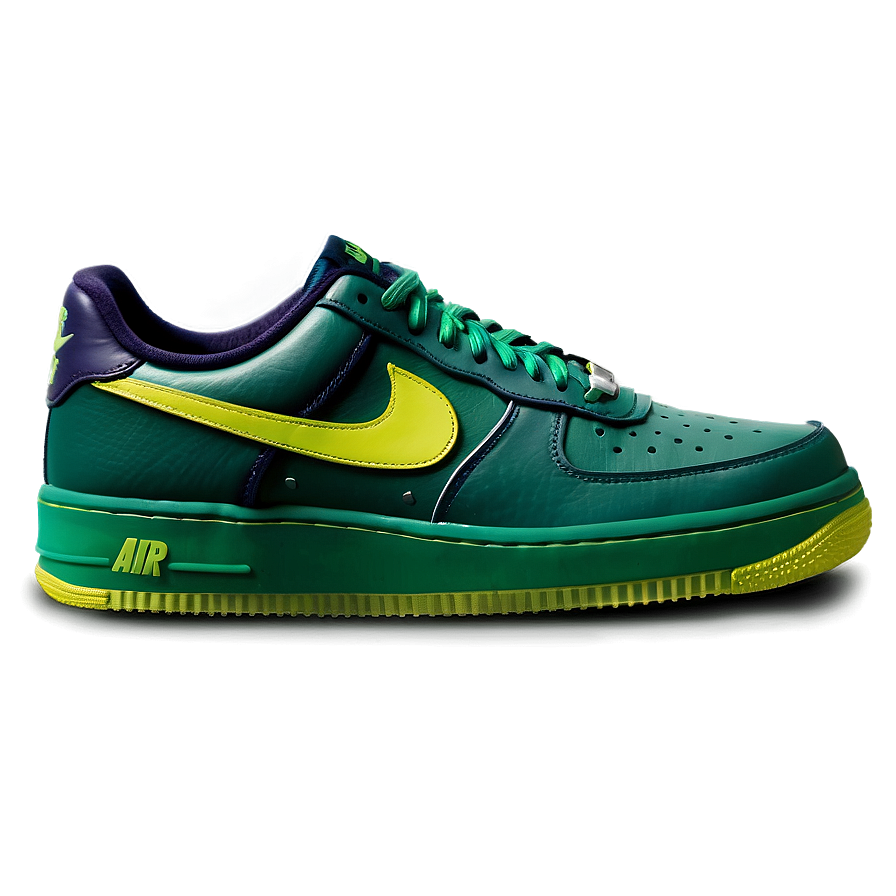 Green Nike Air Force 1 Png Pyn PNG Image