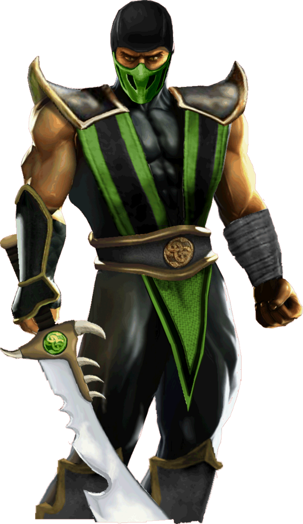 Green Ninja Warrior Character PNG Image