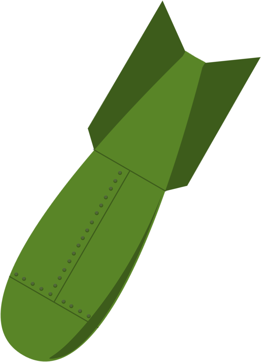 Green Nuclear Bomb Graphic PNG Image