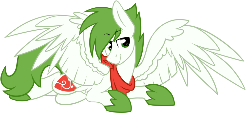 Green Pegasus Cartoon Illustration PNG Image