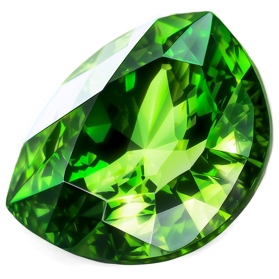 Green Peridot Jewel Png Dtd43 PNG Image