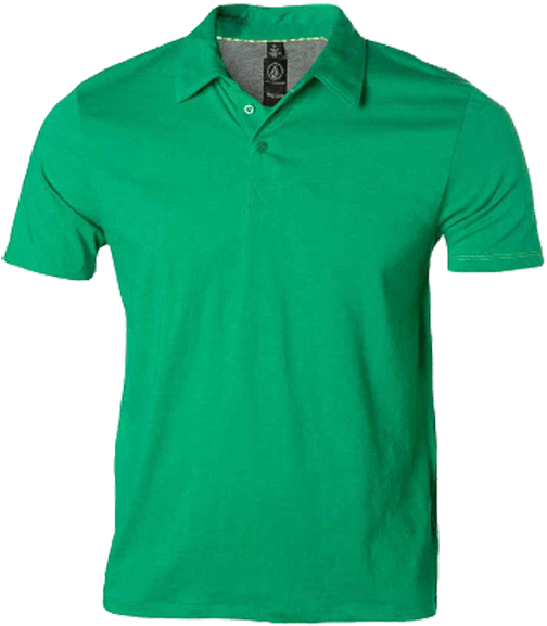 Green Polo Shirt Product Display PNG Image