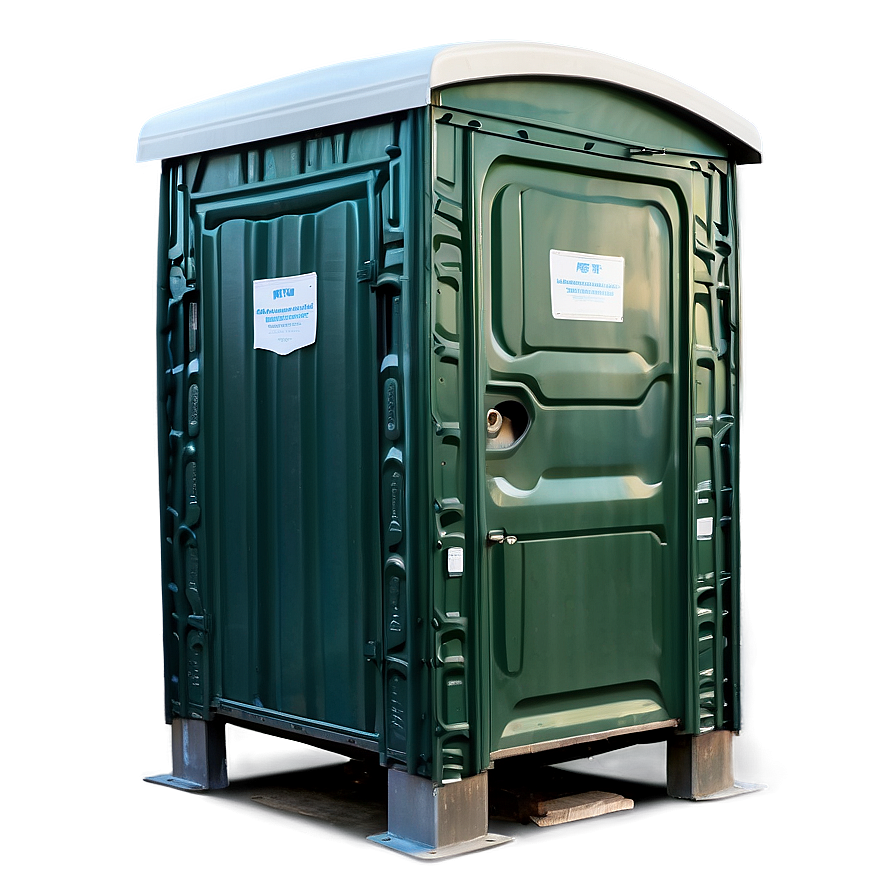 Green Portable Toilet For Parks Png 06212024 PNG Image