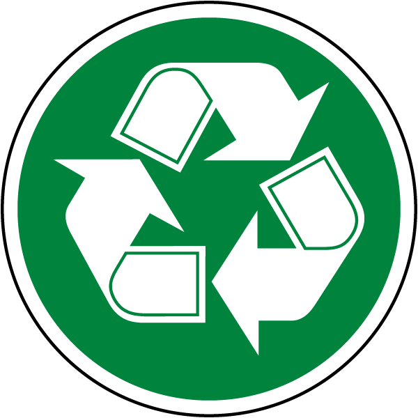 Green Recycle Symbol PNG Image