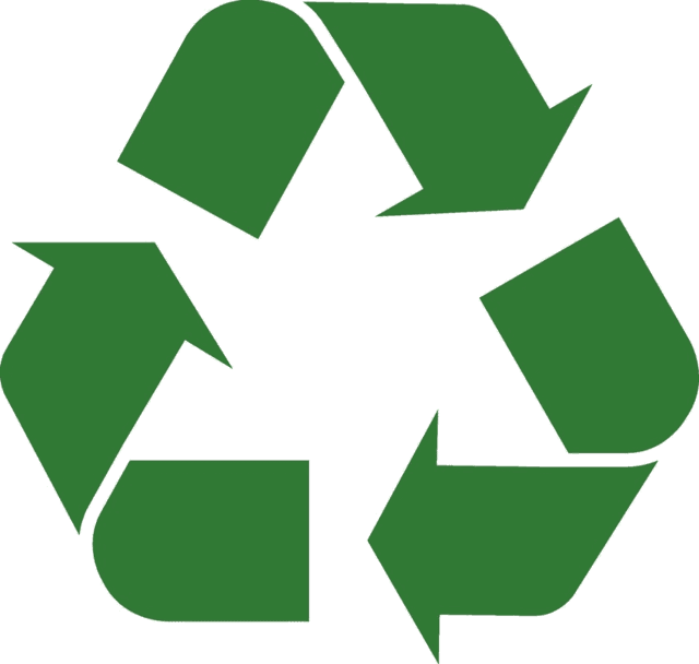 Green Recycle Symbol Transparent Background PNG Image