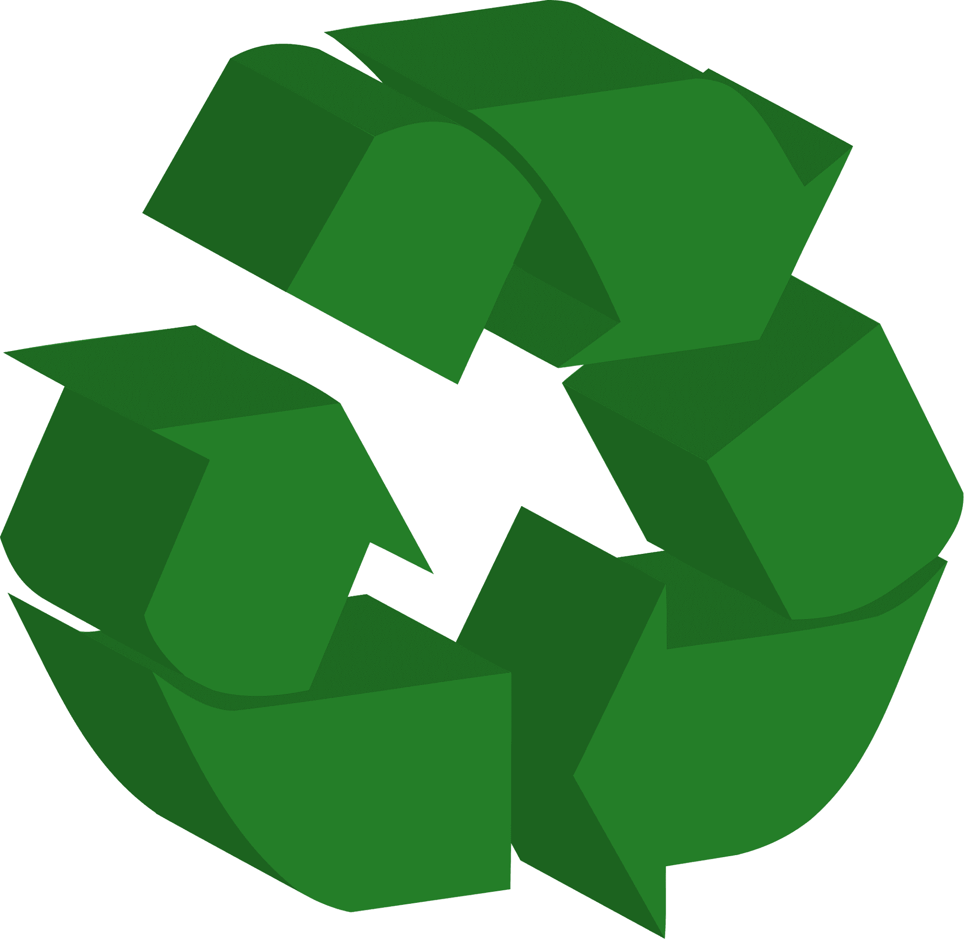 Green Recycle Symbol3 D Graphic PNG Image