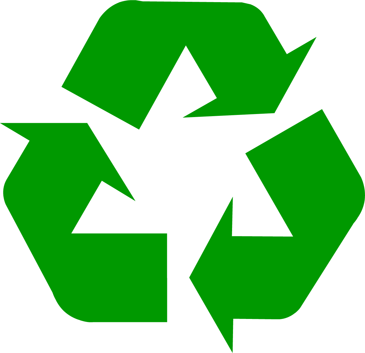 Green Recycling Symbol.png PNG Image