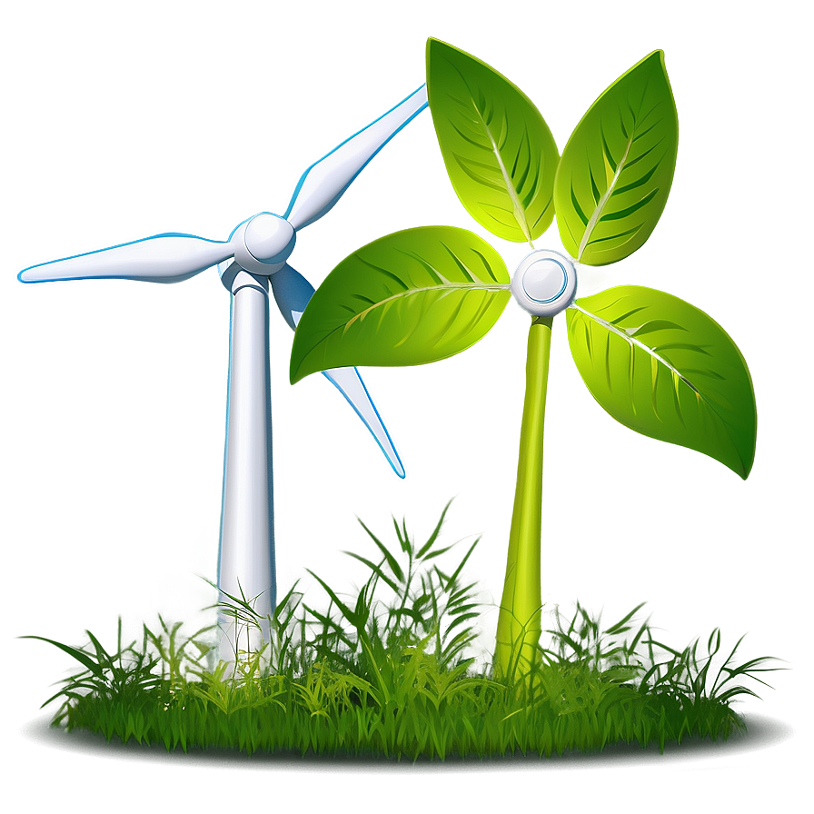 Green Renewable Energy Png Uhw PNG Image