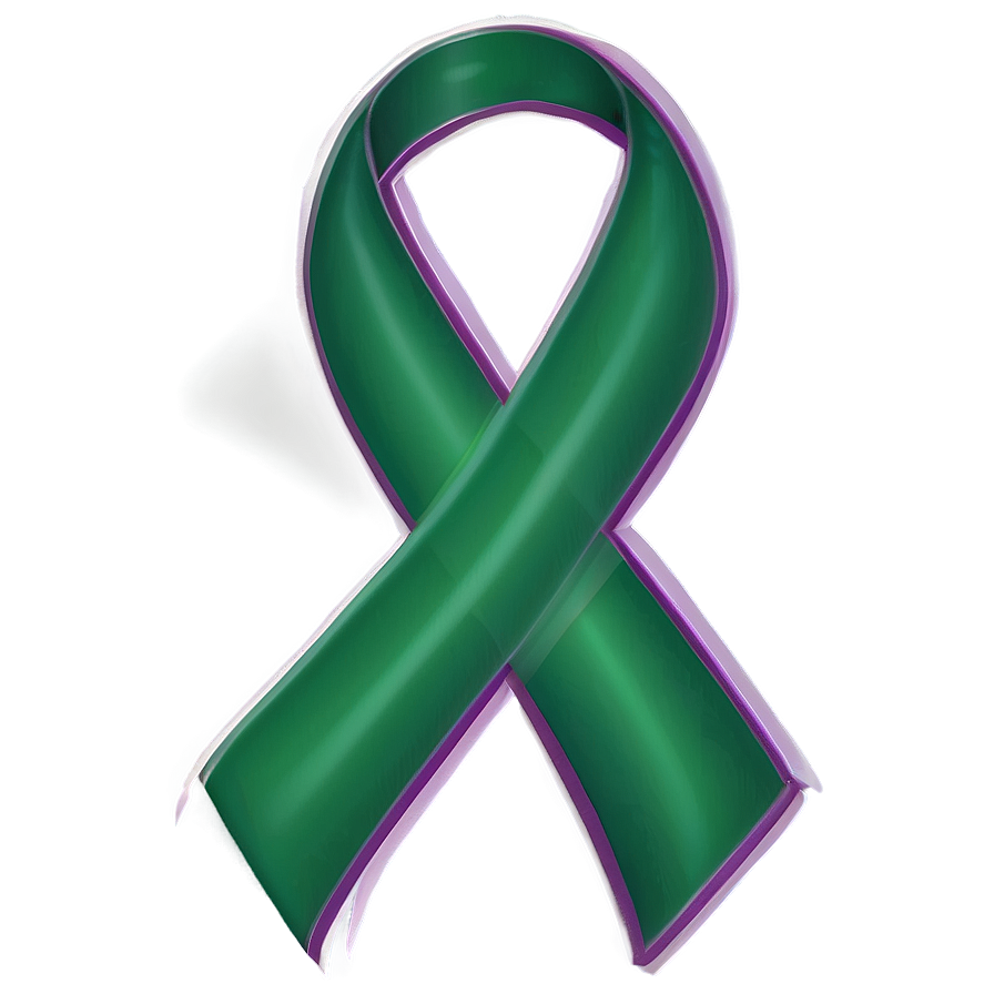 Green Ribbon Awareness Png Qkw39 PNG Image