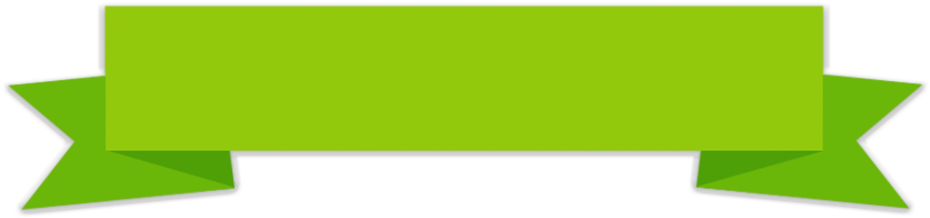 Green Ribbon Banner Graphic PNG Image