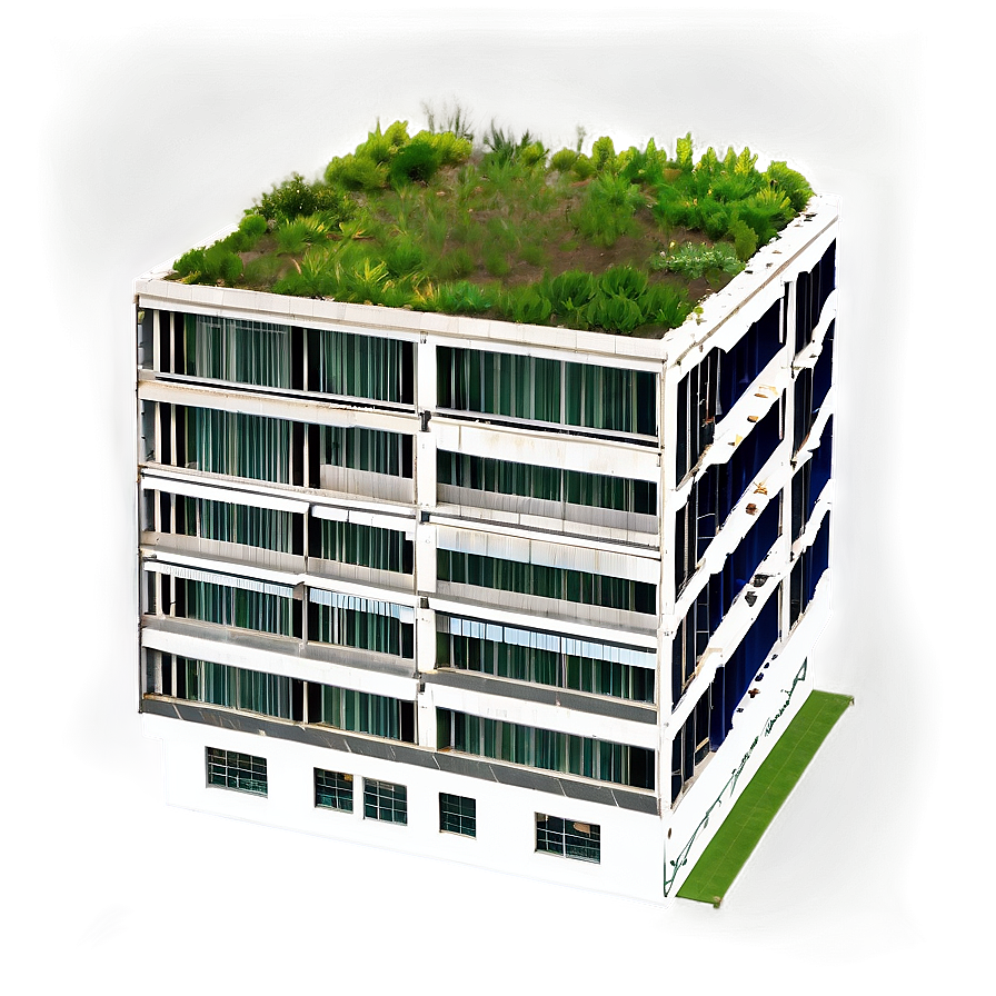 Green Roof Buildings Png 34 PNG Image