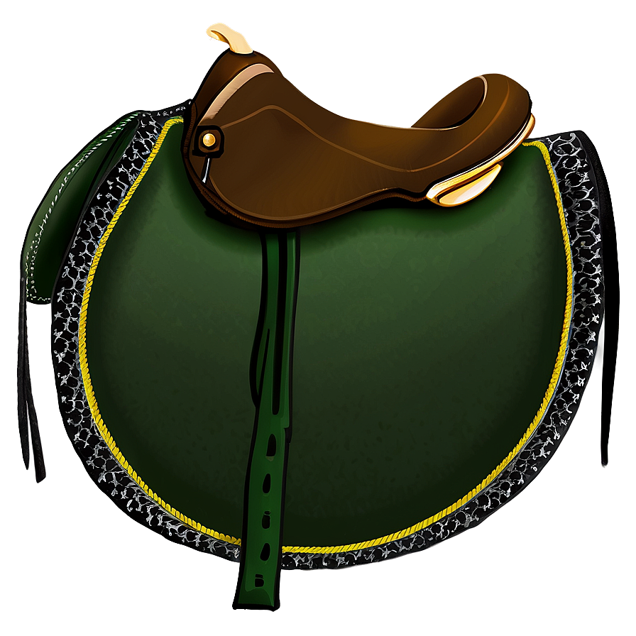 Green Saddle Png 06292024 PNG Image