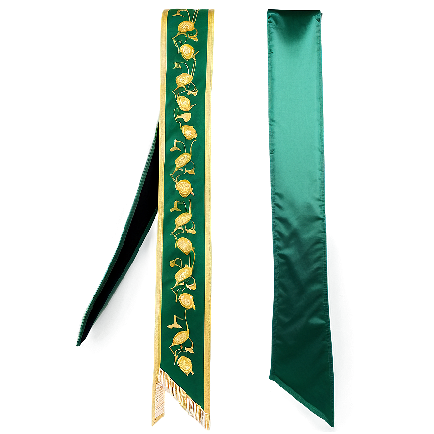 Green Sash Png Ccg45 PNG Image