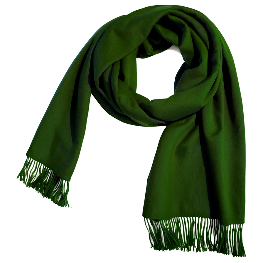 Green Scarf Png Cen PNG Image