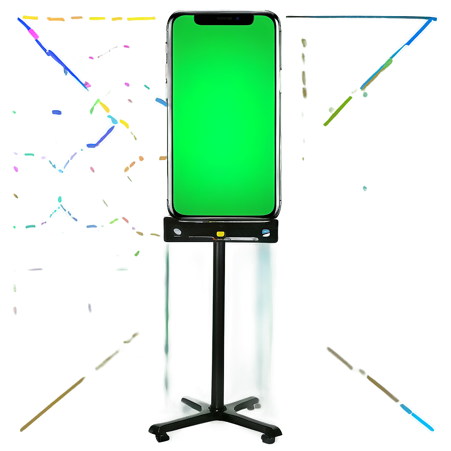 Green Screen Display Phone Png Fnx PNG Image