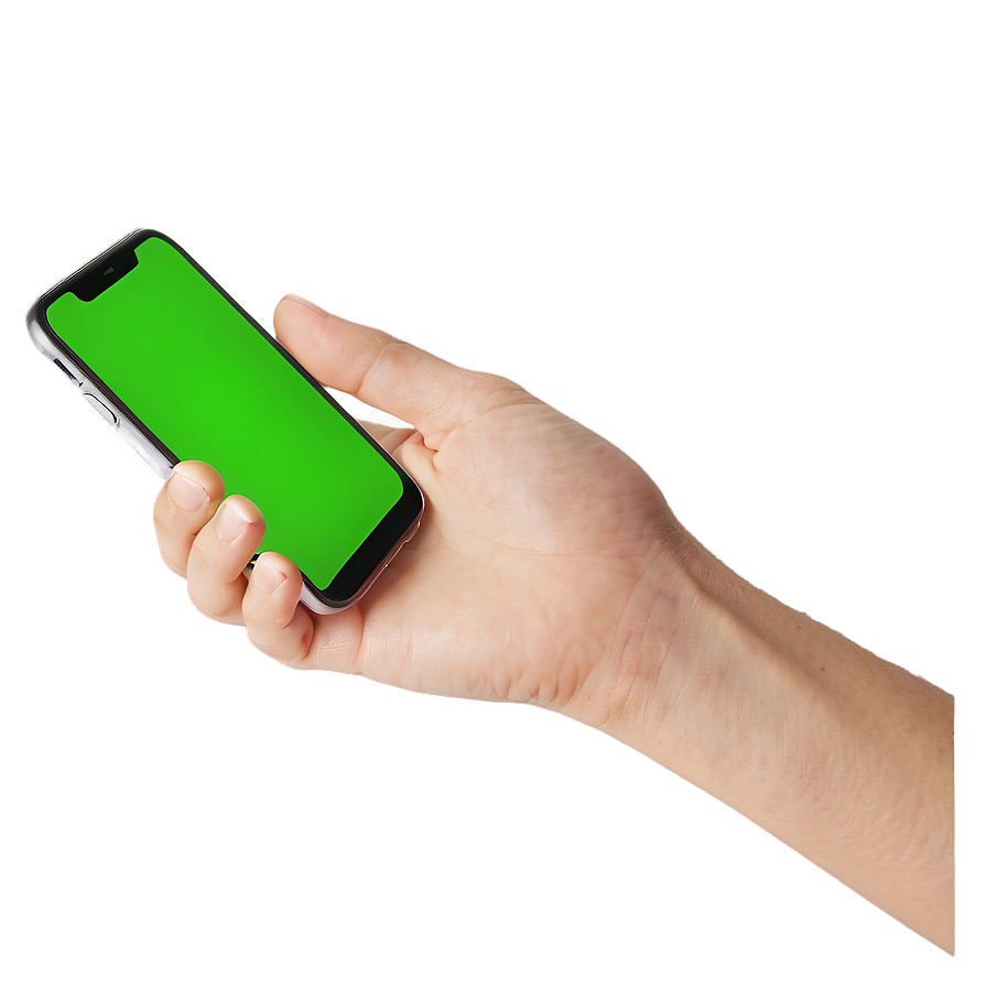 Green Screen Phone Display Png Bvp PNG Image