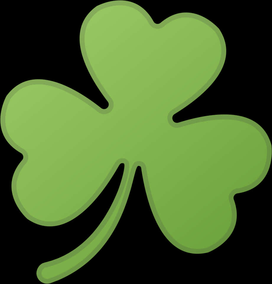 Green Shamrock Graphic PNG Image