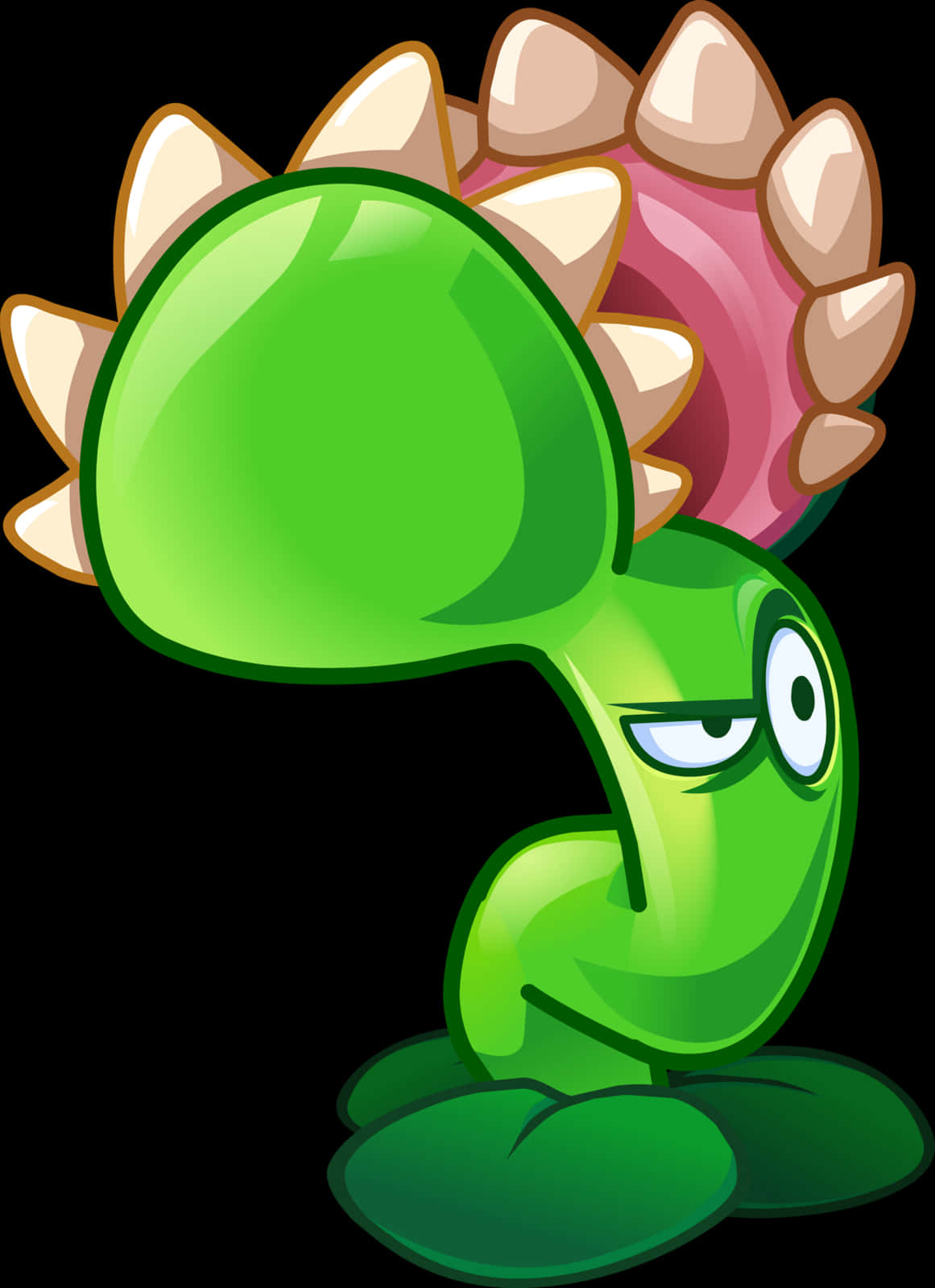 Green Shell Creature Cartoon PNG Image