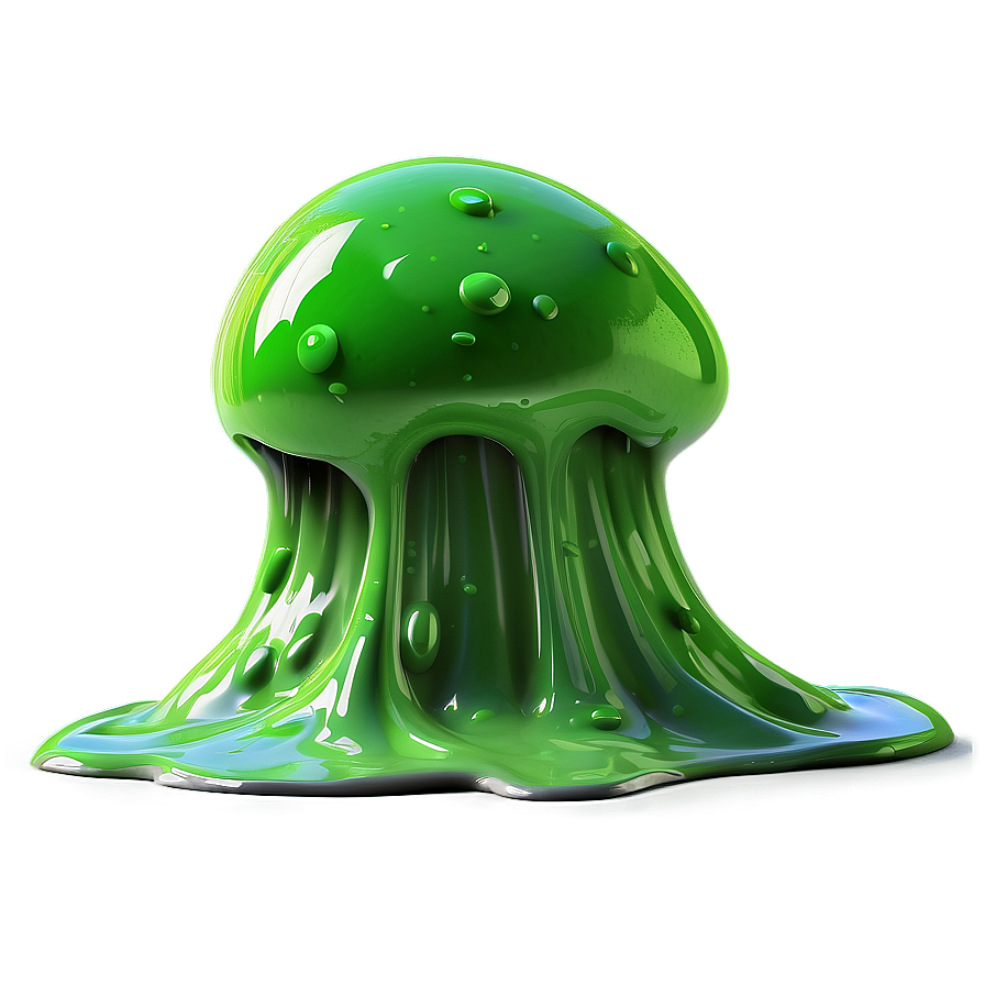 Green Slime C PNG Image