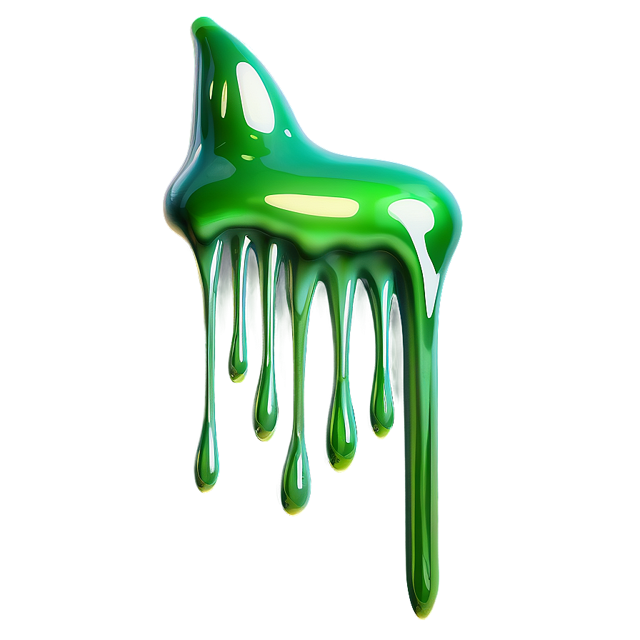 Green Slime Drip Png Wxn18 PNG Image