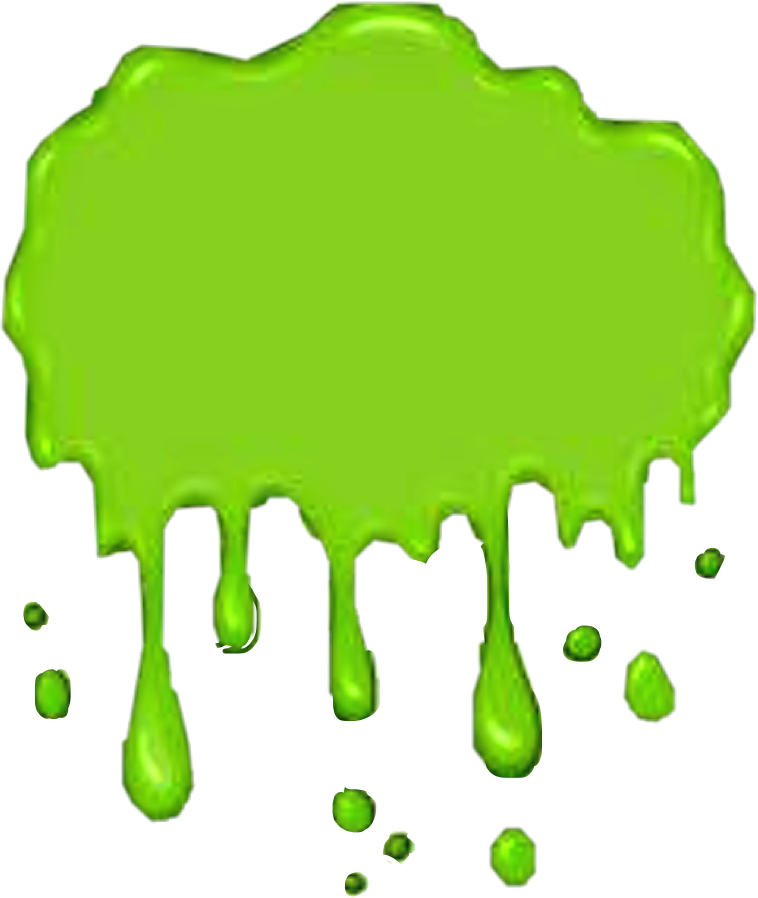 Green Slime Dripping Texture PNG Image