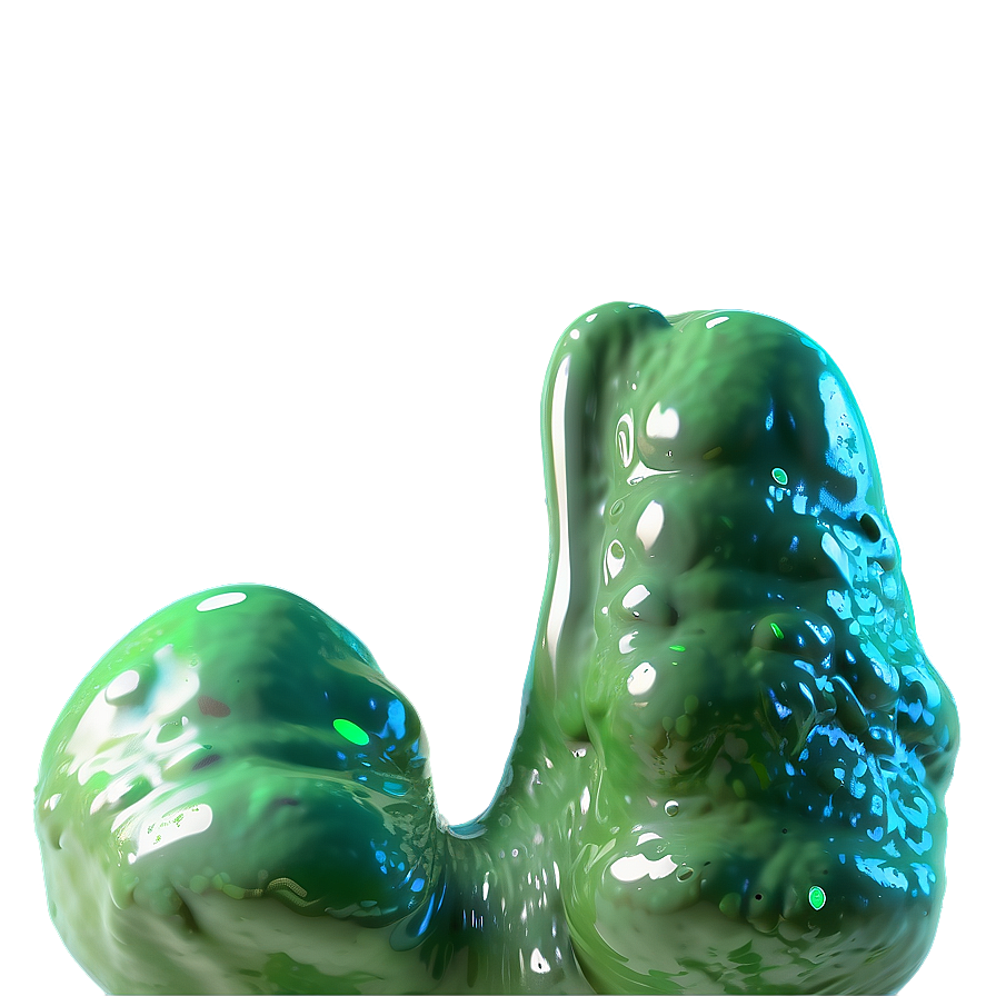 Green Slime Png Lyf PNG Image