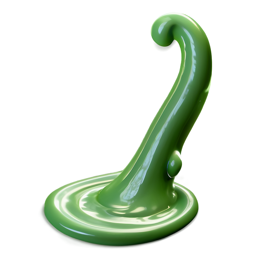 Green Slime Swirl Png 06272024 PNG Image