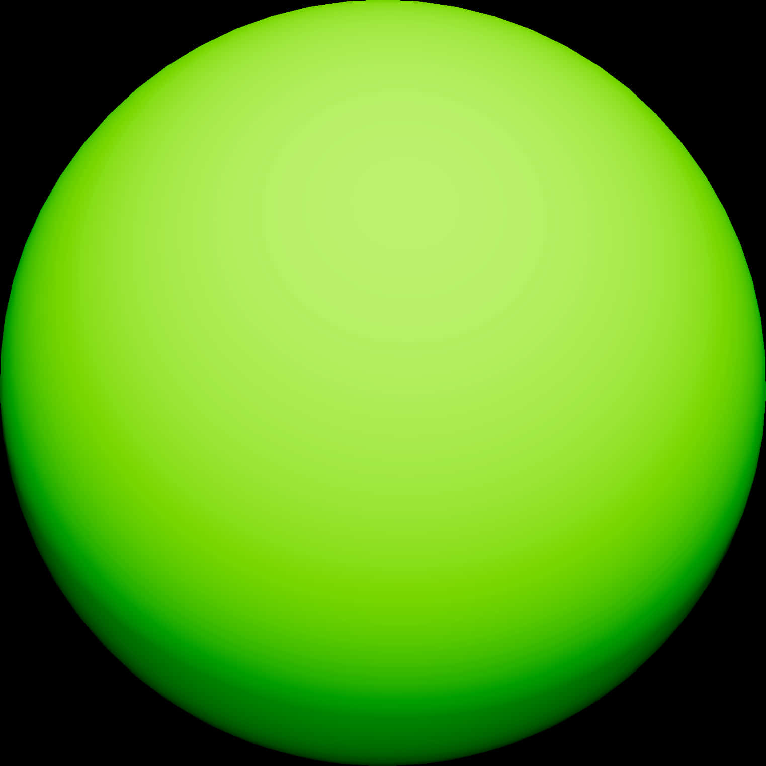 Green Sphere Gradient Background PNG Image