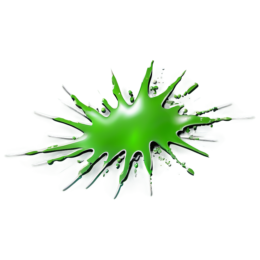 Green Splat Png 80 PNG Image