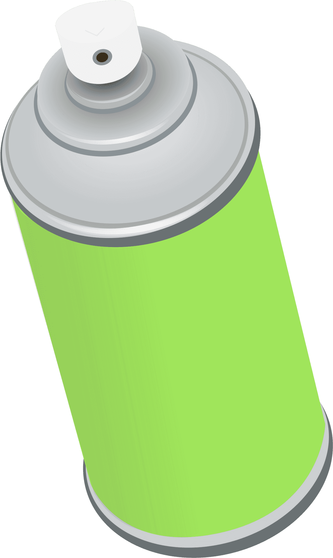 Green Spray Can Vector Illustration PNG Image